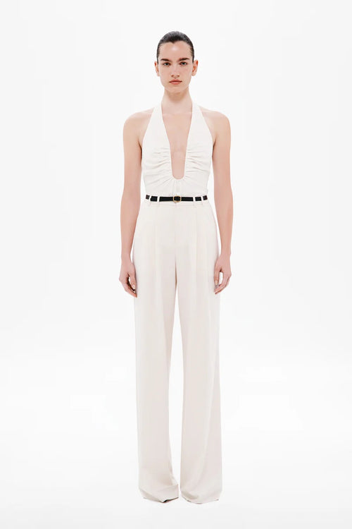 Alusia Silk Top Ecru