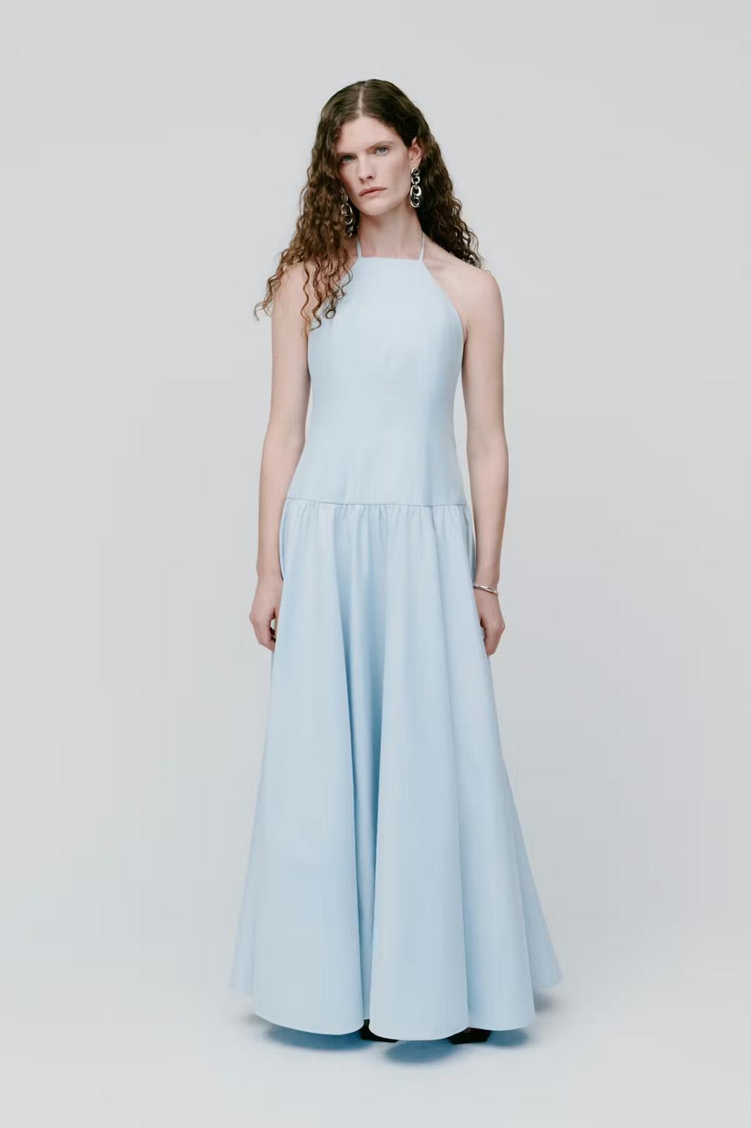 Orazia Dress Lichtblauw