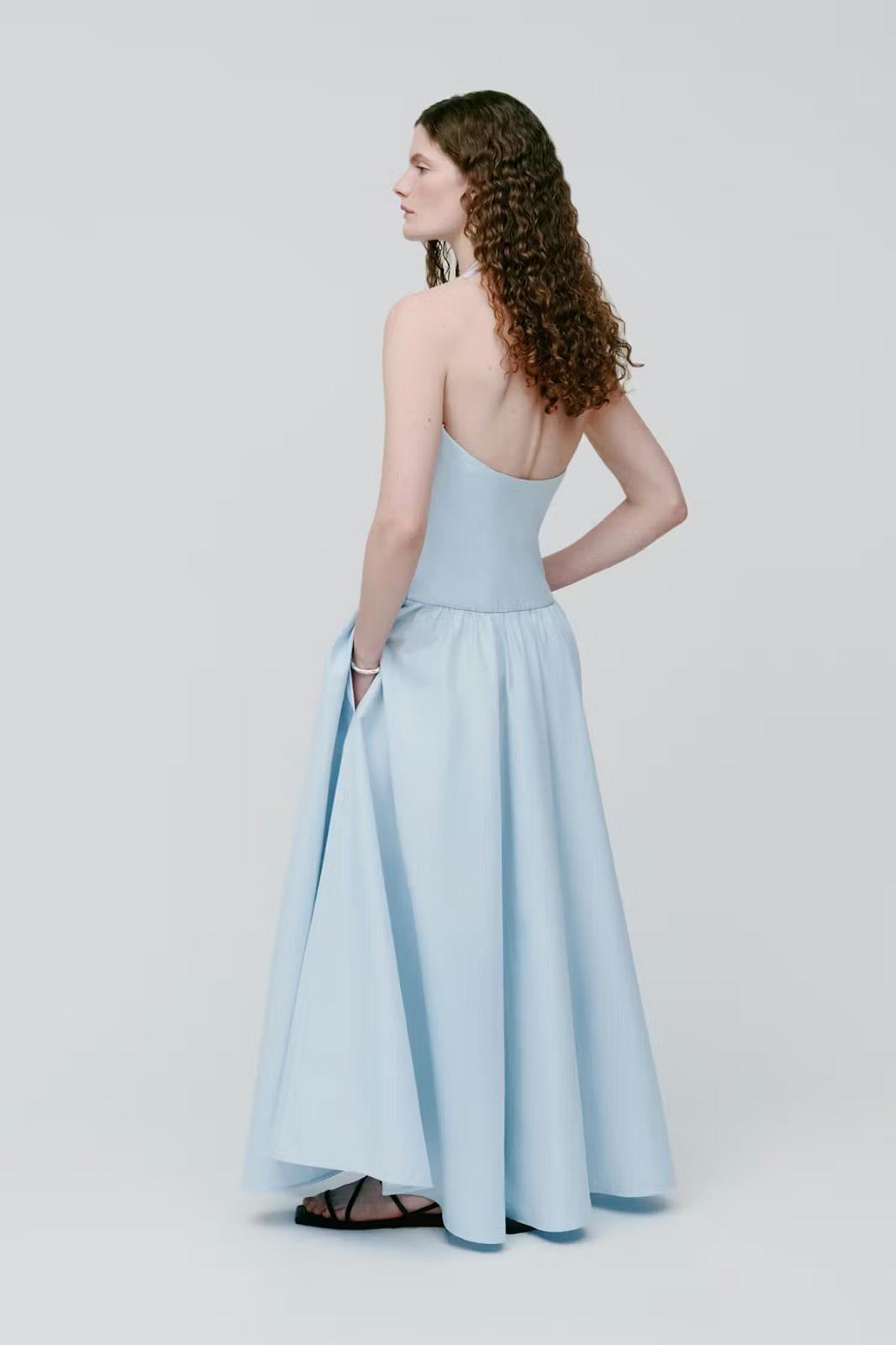 Orazia Dress Lichtblauw