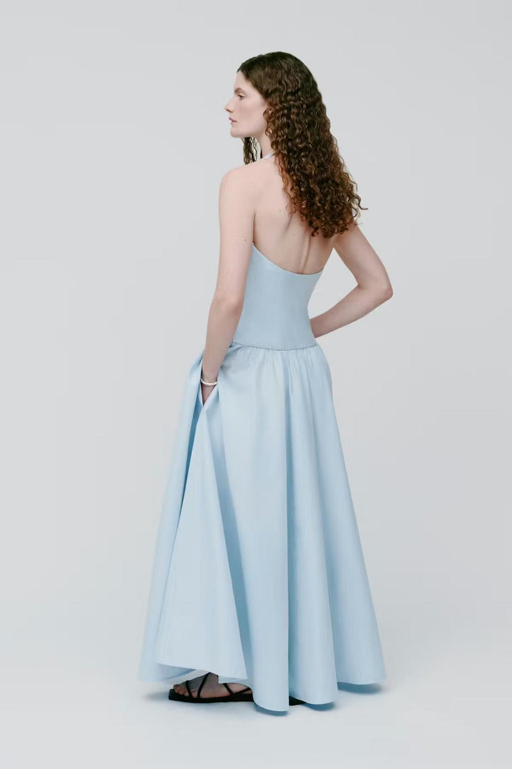 Orazia Dress Lichtblauw