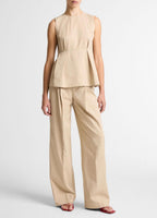 Crew Paneled Top
