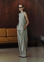 Crew Paneled Top