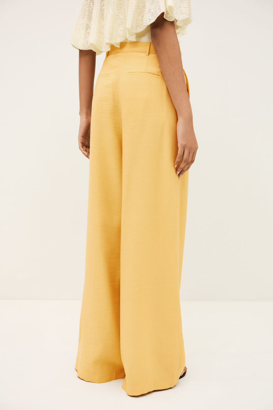Pantalon Deana Zachtgeel