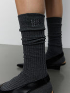 Beetha Knee Sock Grijs