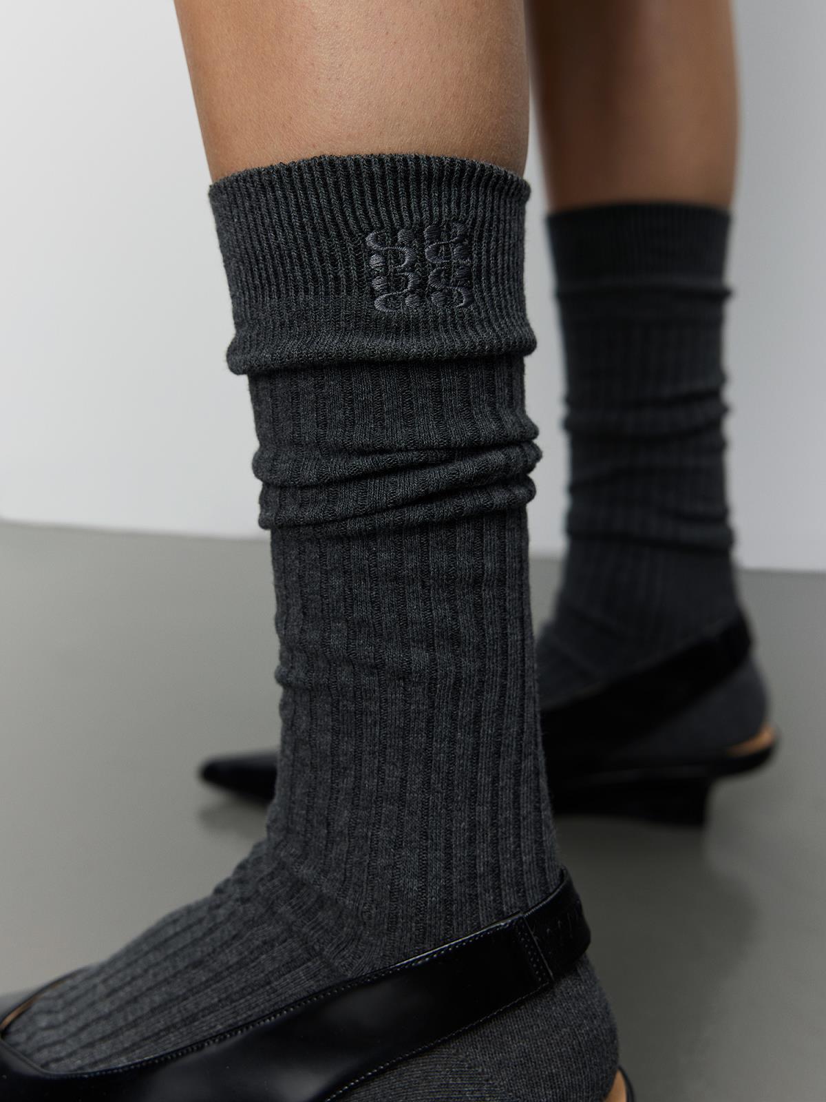 Beetha Knee Sock Grijs
