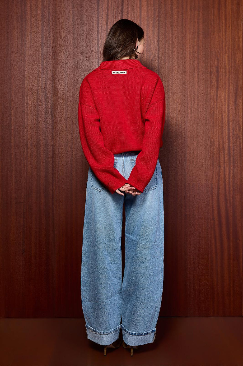 Coco Polo Knit Rood
