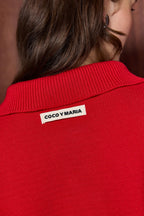 Coco Polo Knit Rood