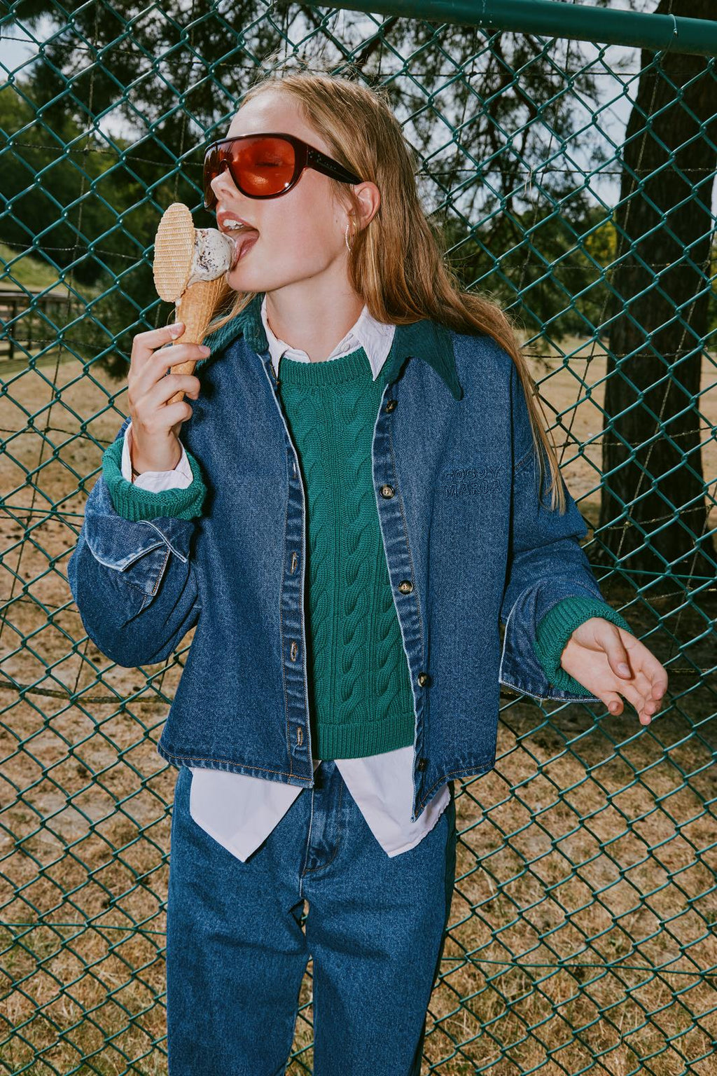 La Camisa Campera Denim