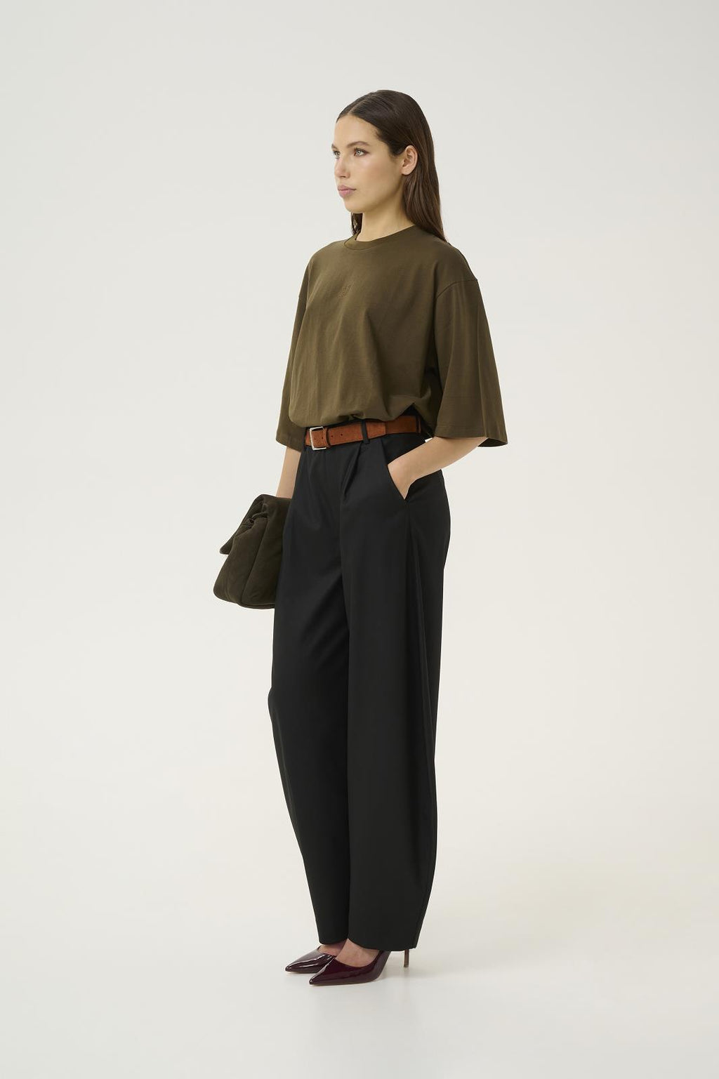 Callia Barrel Pants Zwart