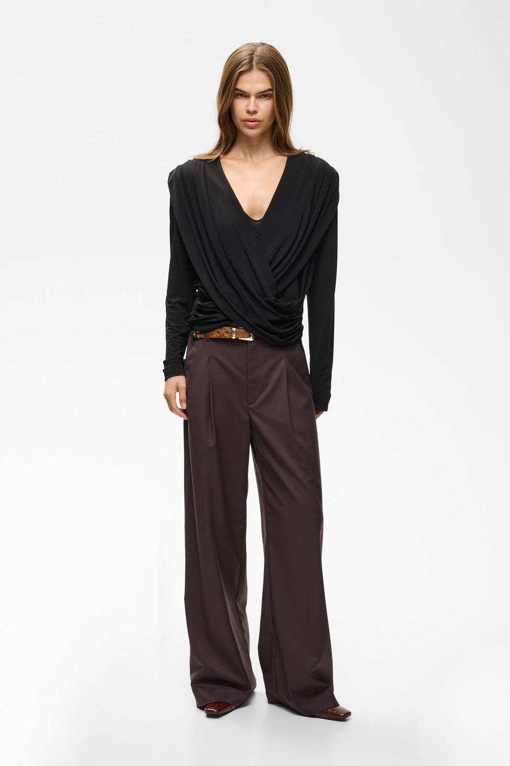 Schany Pants Aubergine