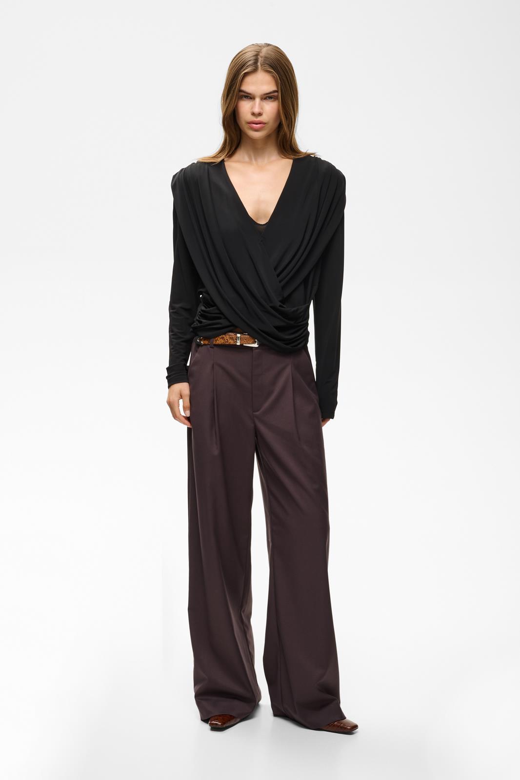 Schany Pants Aubergine