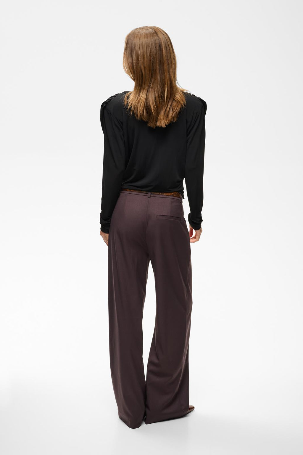 Schany Pants Aubergine