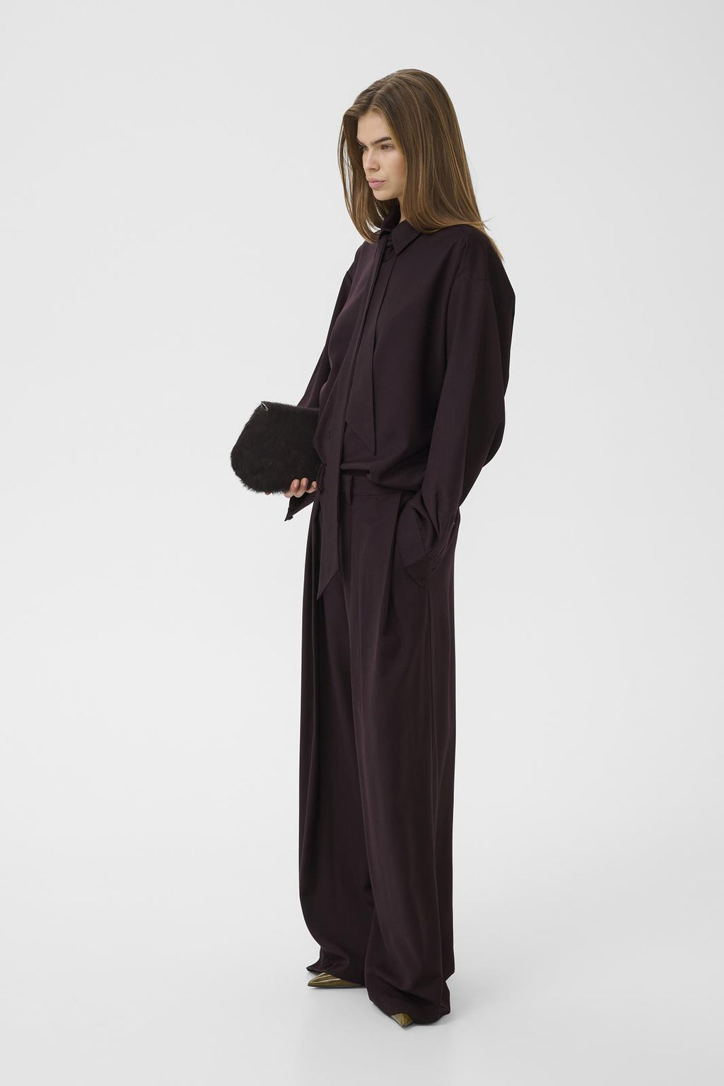 Schany Pants Aubergine