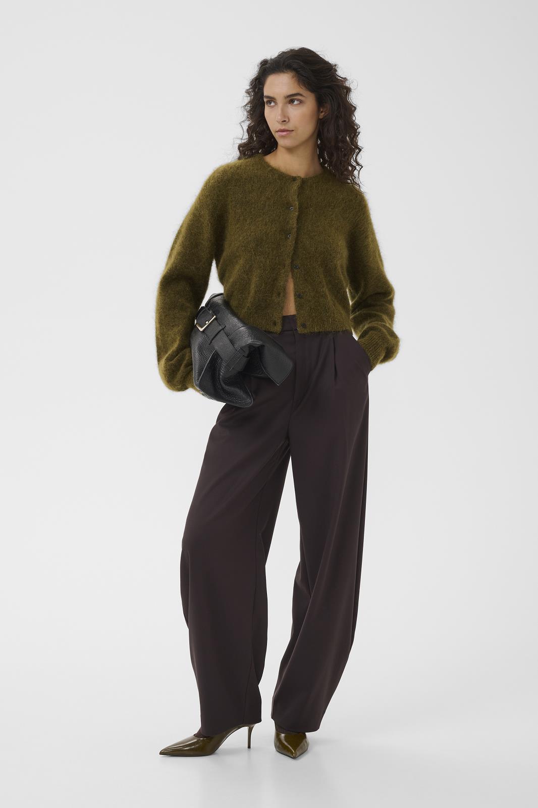Debbie Short Cardigan Groen