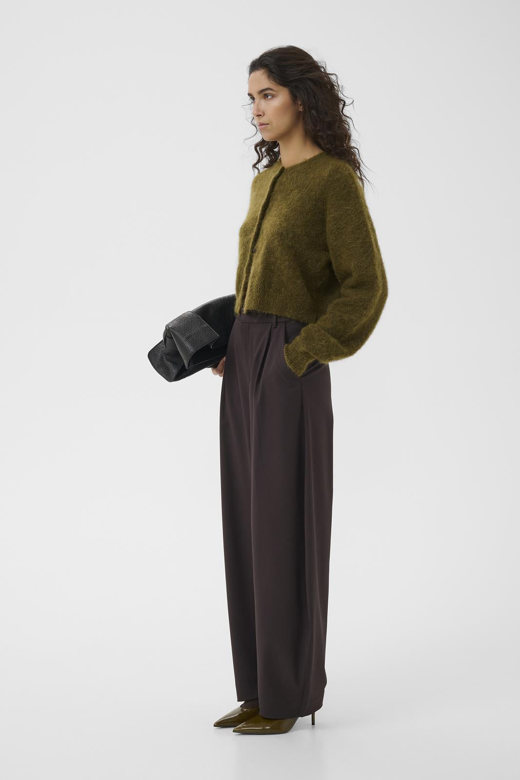Debbie Short Cardigan Groen